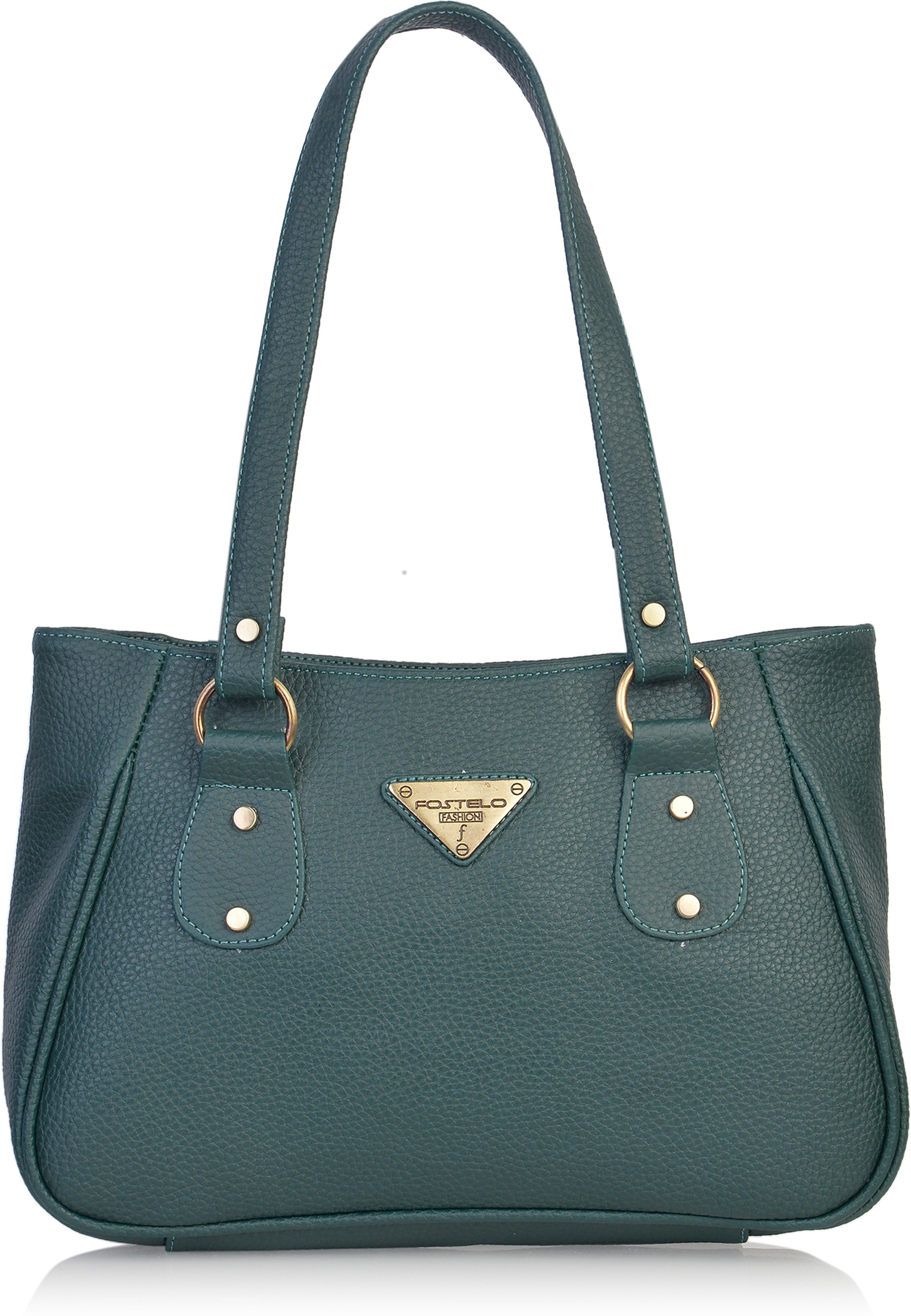 Women Green Shoulder Bag - Extra Spacious-image-9