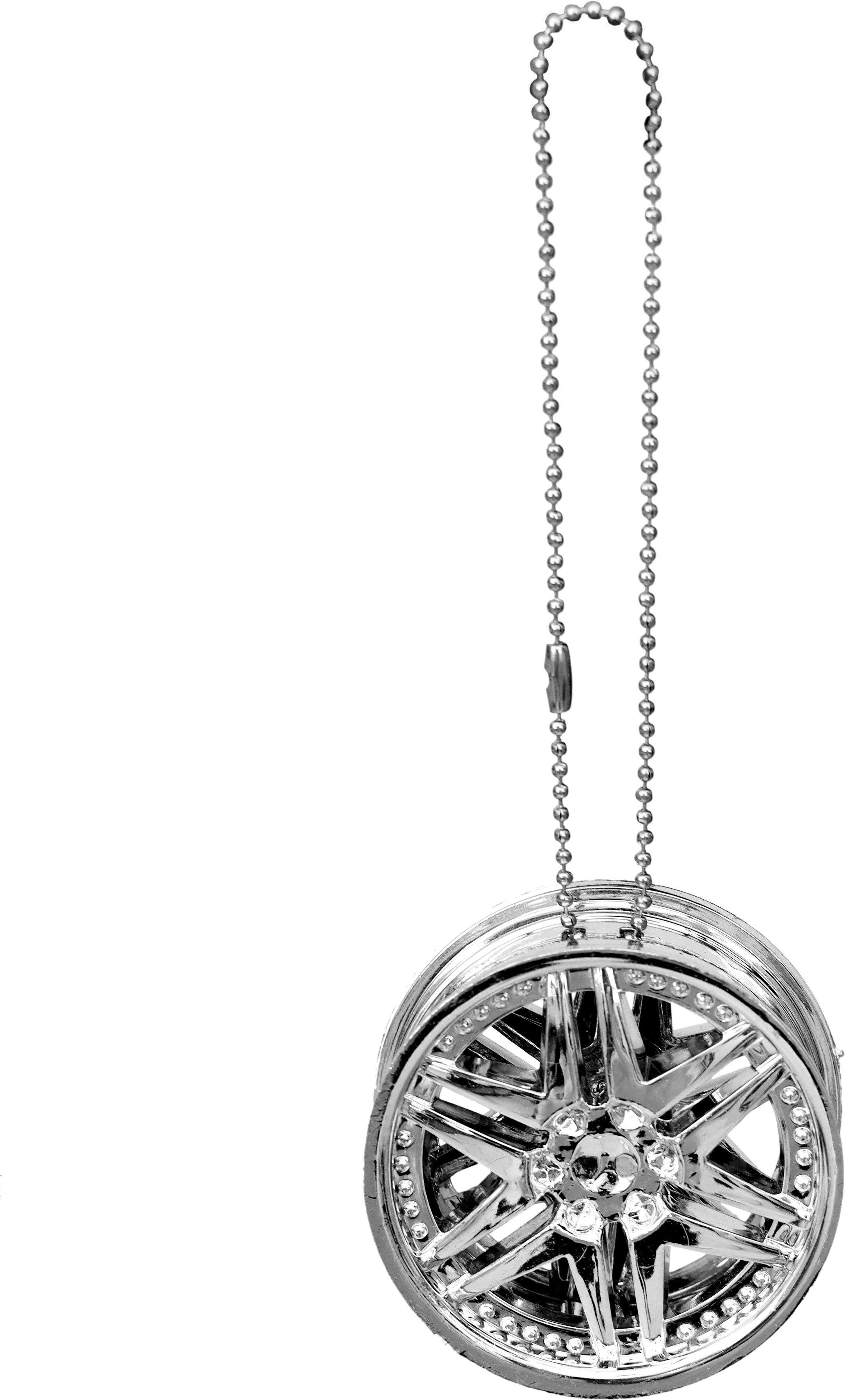 Alloy Wheel Style Hanging Car Air Freshener Gel Perfume Car Hanging Locking Carabiner