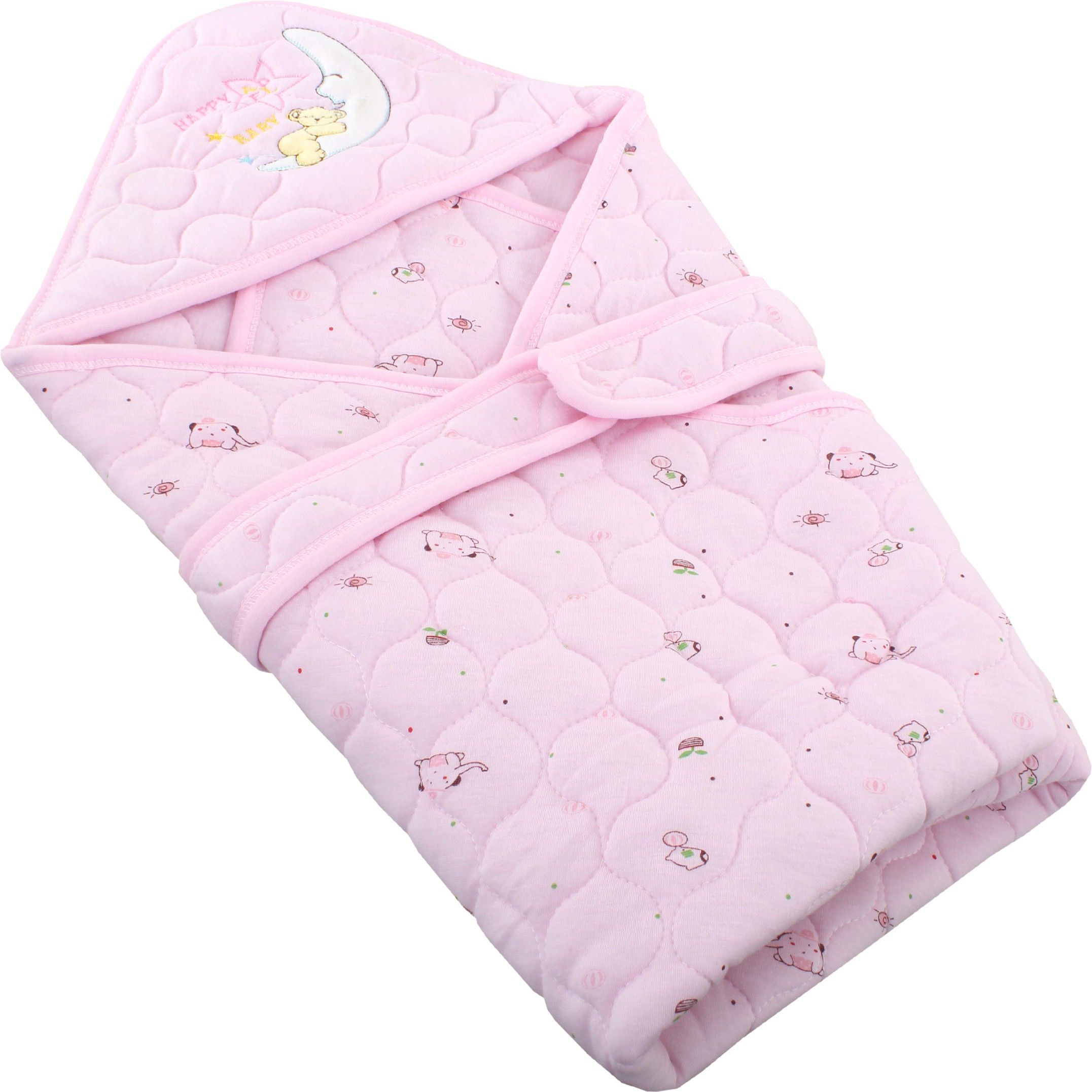 Embroidered Crib Crib Baby Blanket forMild Winter