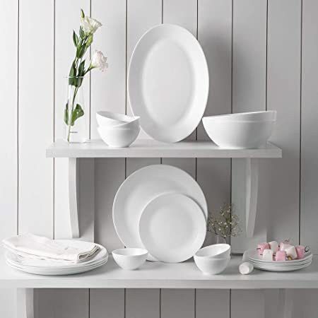 Pack of 33 Ceramic Larah By Borosil - Orbit Series Opalware Dinner Set-picture-18