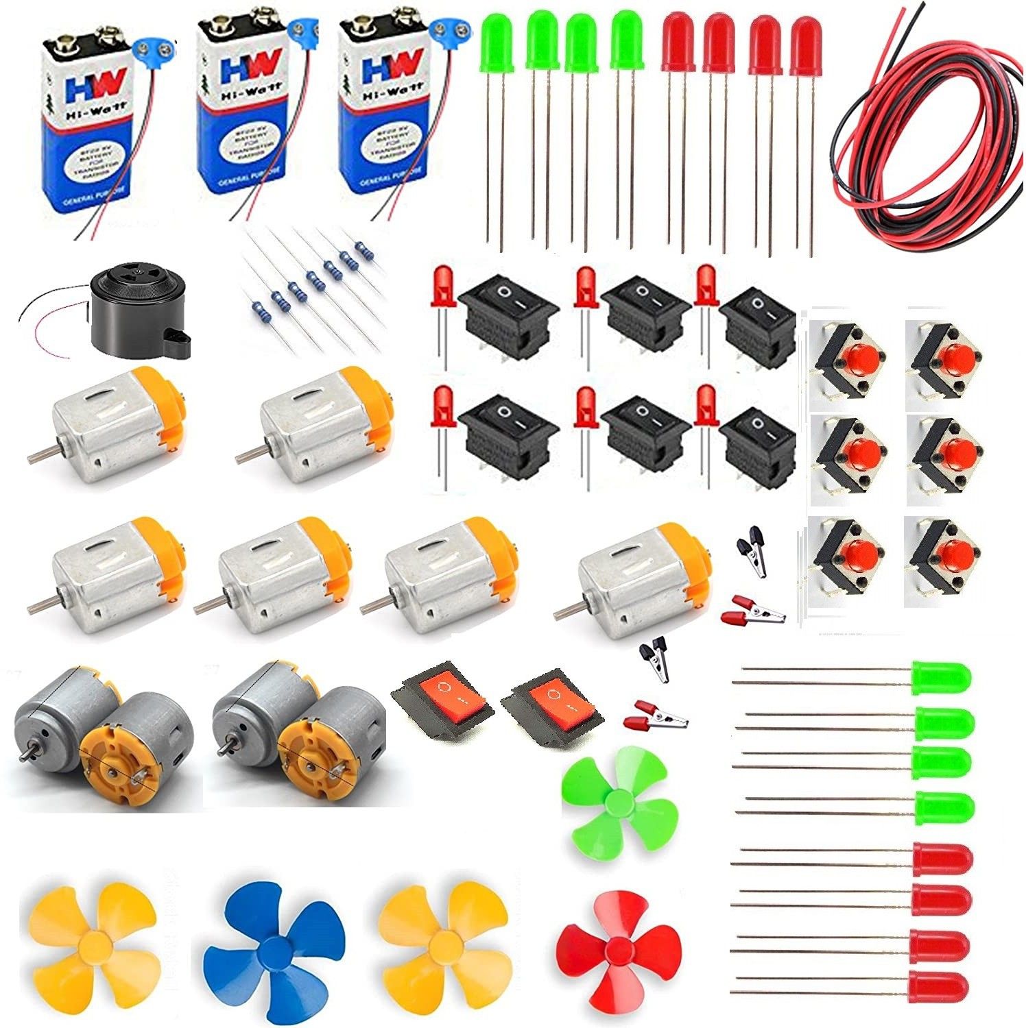 Motor Control Electronic Hobby Kit pack of 72 curious kit for students Motor Control Electronic Hobby Kit