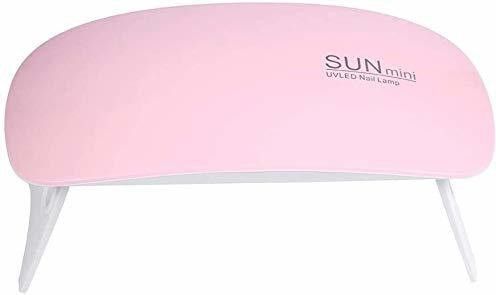 Premium Quality SUNmini 6W UV LED Lamp Nail Polish Dryer UV LED Travel Pocket Size Nail Dryer For Gel Polish Lamp Portable Curing Base Gel Top Gel Color Gel Dryer 6W Detection Light AS54 Nail Polish Dryer-image-11