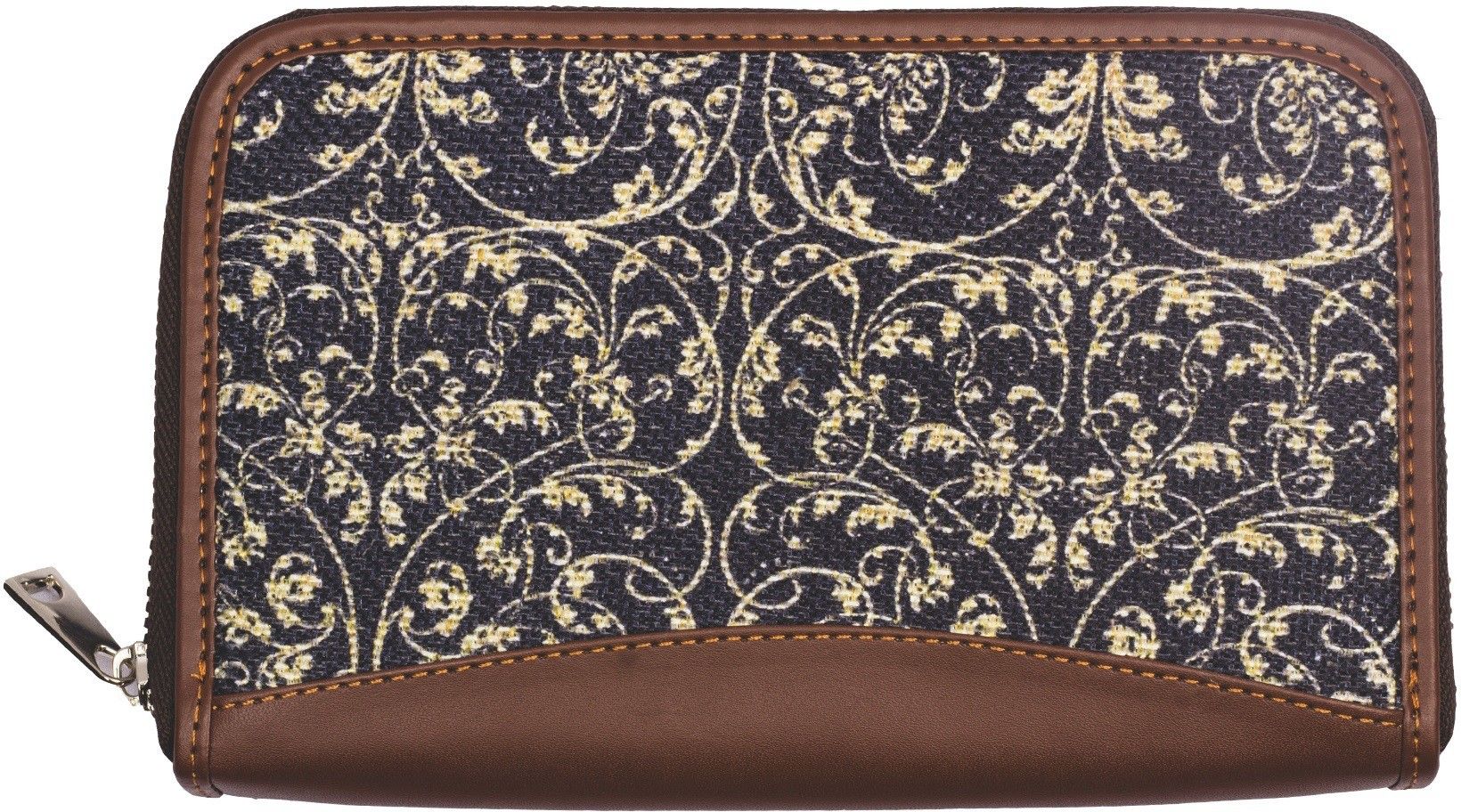 Women Multicolor Jute, Artificial Leather Wallet - Regular Size-image-17