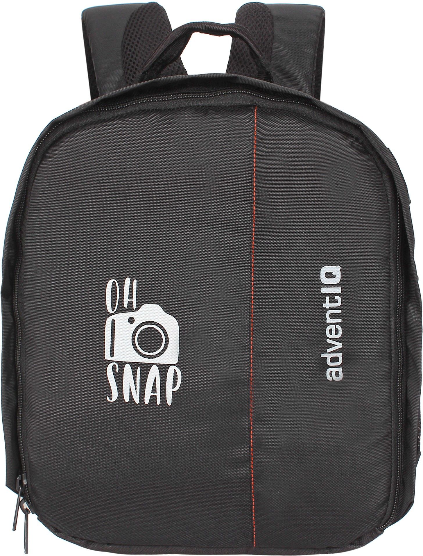 AdventIQ DSLR/SLR Camera Lens Shoulder Backpack- Black with Print on the front Panel Camera Bag-picture-26
