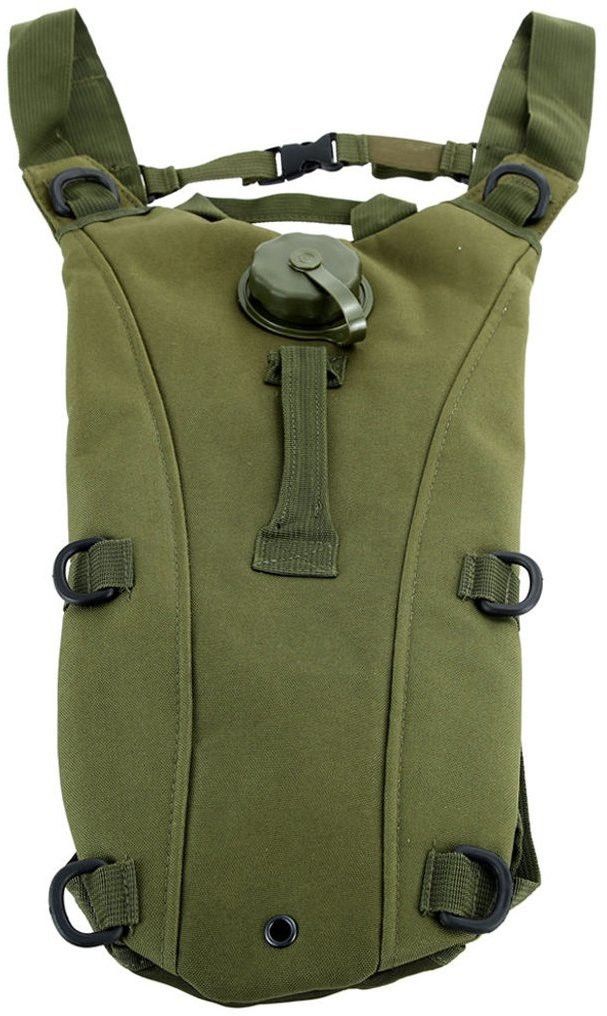 B01GEE5PBE Hydration Bladder Water Bag Pouch Backpack Hiking Camping Army Green Hydration Pack