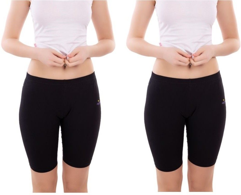 dig sel cottons Solid Women Black Tights-picture-22