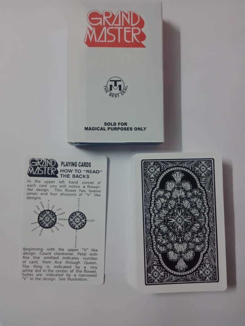 r.s.magic tricks SPY Cheating Card Marked Magic Playing Cards (Grand Master Black) Best for Flash-picture-26