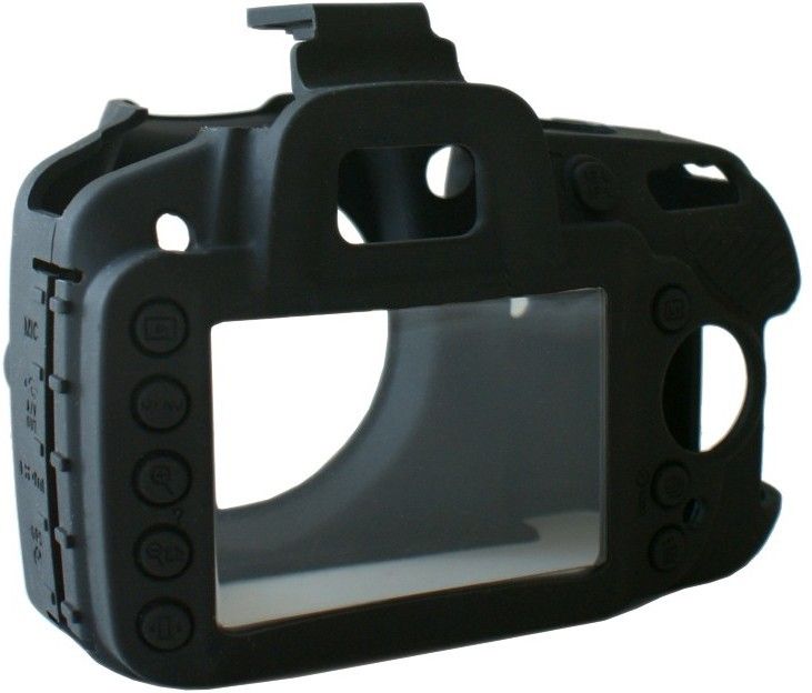 IJJA Camera Silicone Protective Camera Case Cover Compatible with Nikon D3200 BlackCamera Bag-image-43