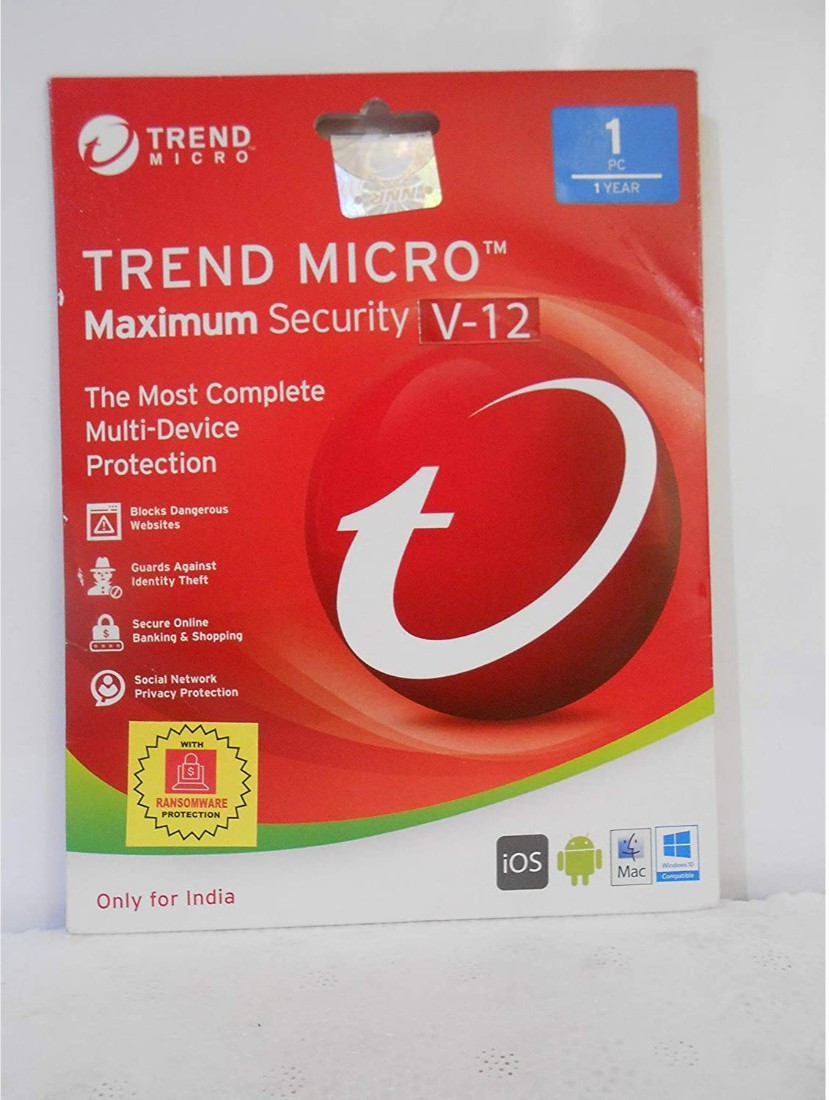 Trend Micro Total Security 1 User 1 Year image 1