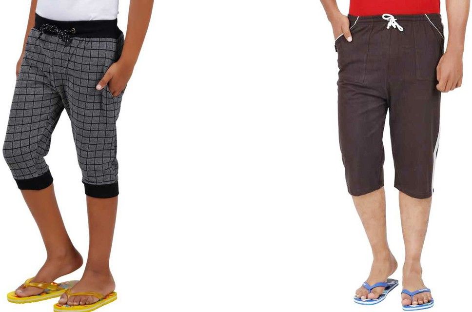 wellfitlook Checkered Men Three Fourths-picture-16