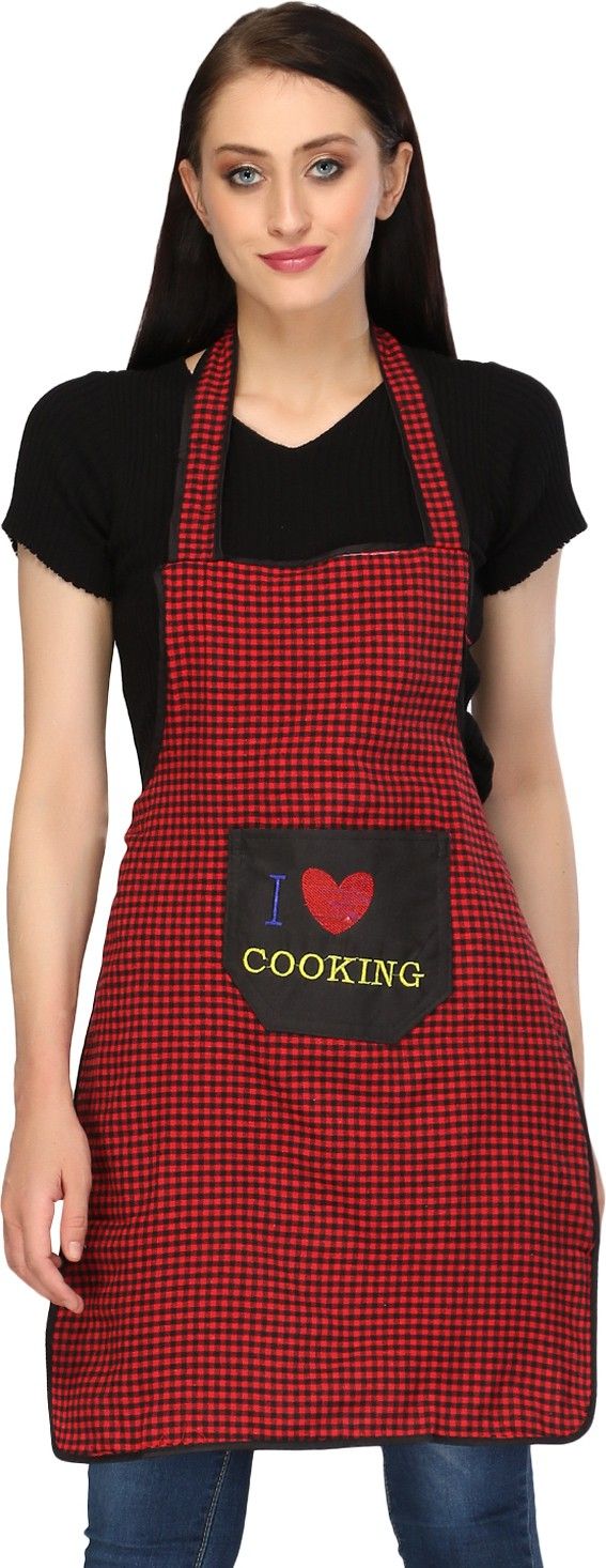 dakshya industries Cotton Home Use Apron - Free Size-picture-11