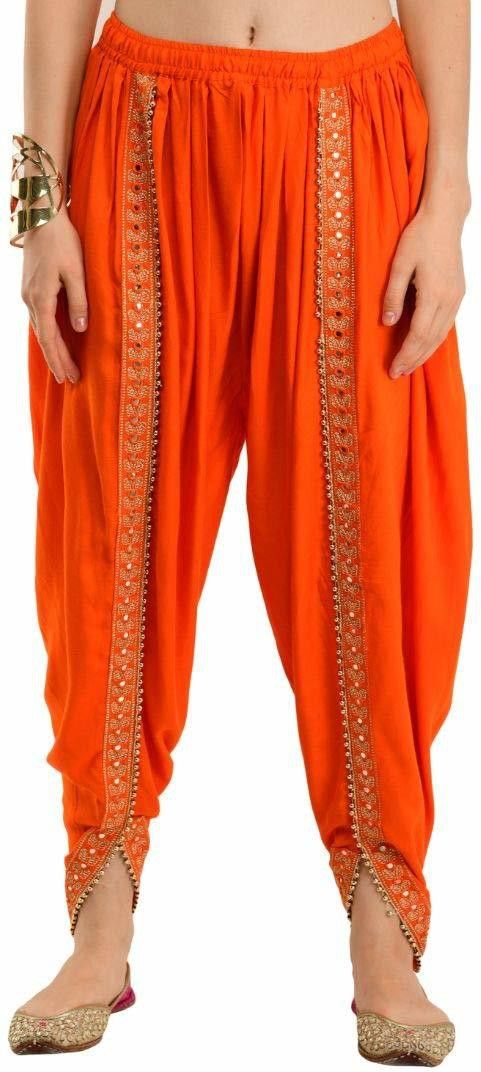 Viscose Rayon Embroidered Patiala