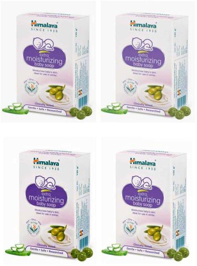 himalaya EXTRA MOISTURIZING BABY SOAP 125G , SET OF 4-picture-28
