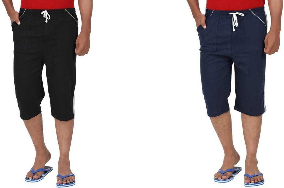 wellfitlook Solid Men Three Fourths-picture-18
