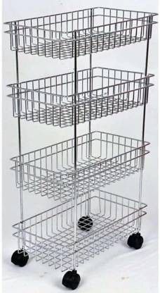 aelex mart Steel Kitchen Trolley-picture-21
