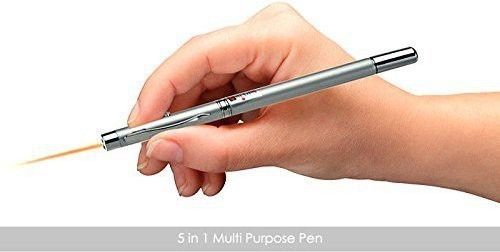 Stufftuff Magnetic Ferule Antenna Ball Pen Laser Light Money Detector UV (Pack of 2)