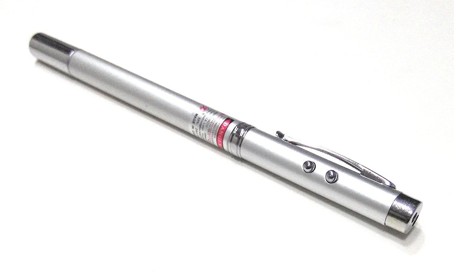 Stufftuff Magnetic Ferule Antenna Ball Pen Laser Light Money Detector UV (650 nm, Red)-image-29