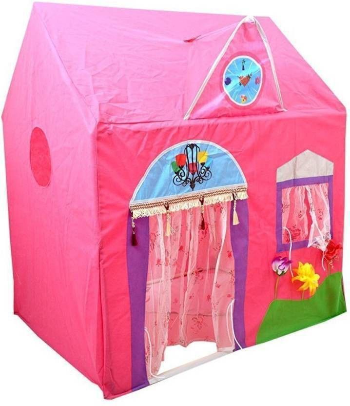 saraswati enterprisee Jumbo Size Extremely Light Weight Kids Play Tent House for 10 Year Old Girls and Boys (Queen Palace)-picture-23