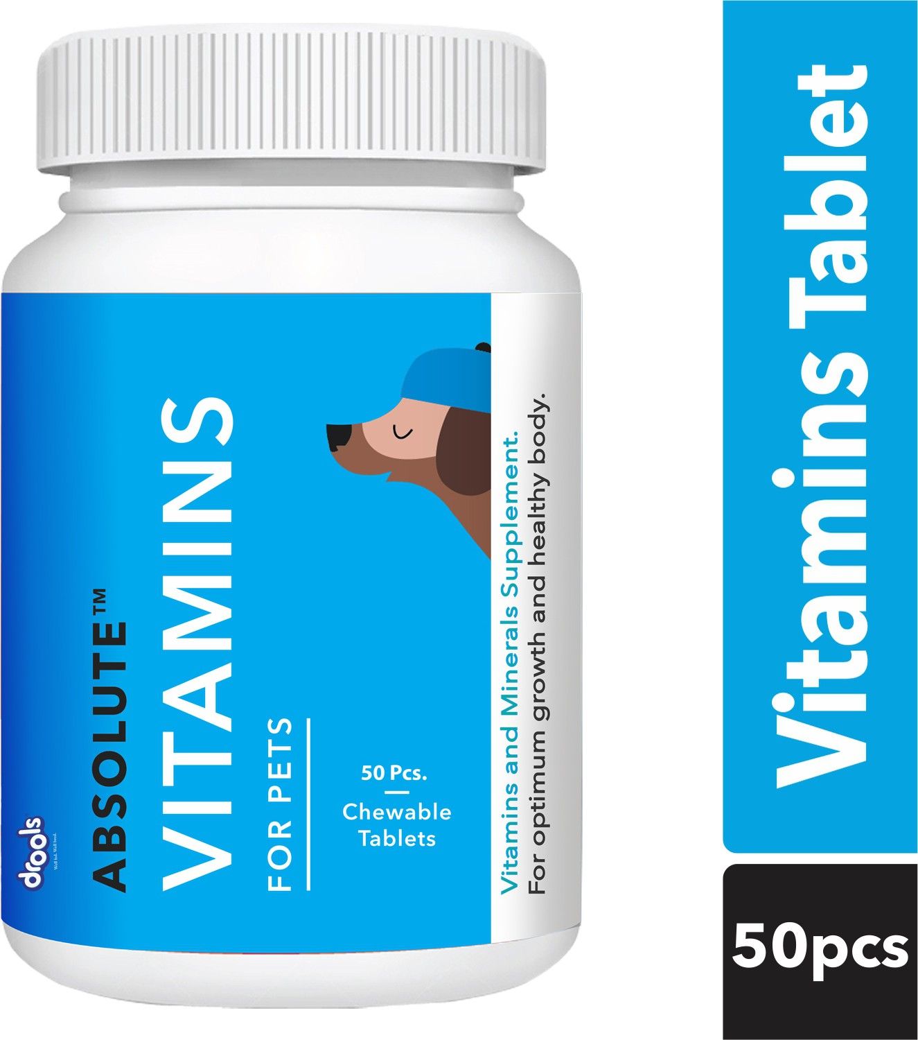 Vitamin Tablet - 50 Pieces Pet Health Supplements