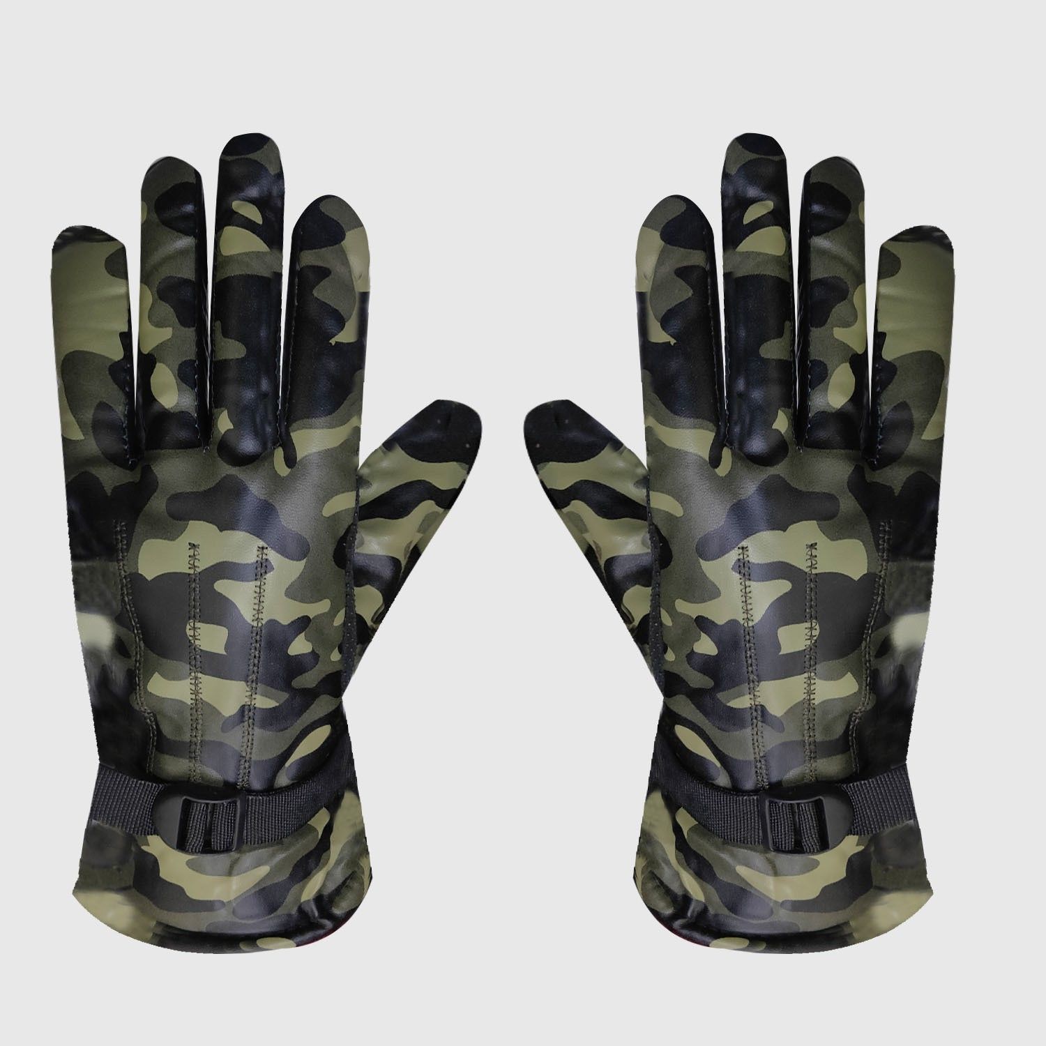 Printed Winter Men Gloves-image-34