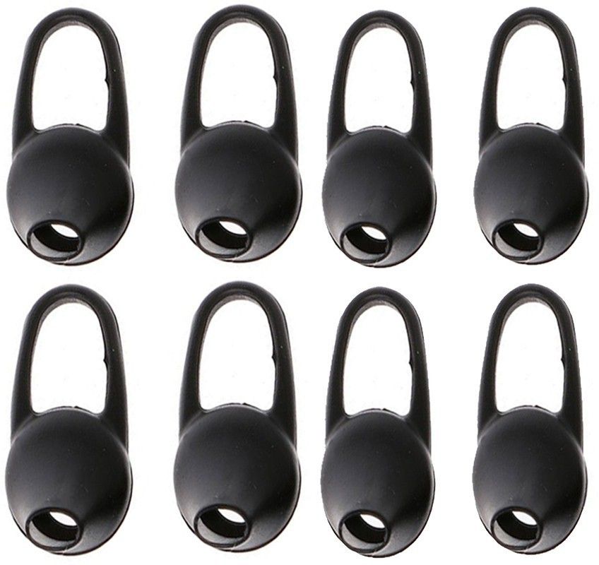 Newvent 8 Pcs Black Bluetooth Silicon Earbud In The Ear Headphone Cushion