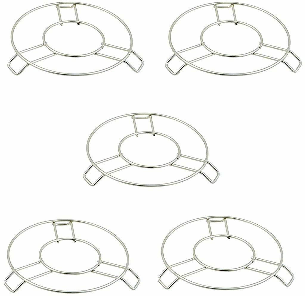 pmw Dining Table Stand for Hot Vessels - Pack of 5 STEEL Trivet-picture-38