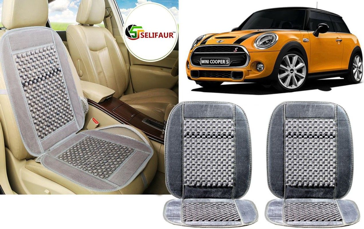 Velvet, Wooden Bead Seating Pad For Mini Cooper-image-44