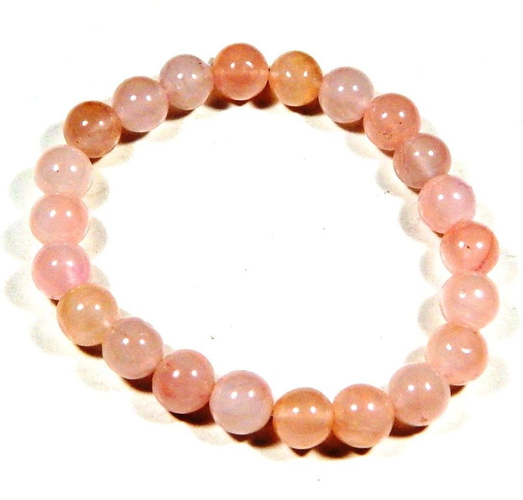 Rose Quartz Bracelet stone Regular Round Crystal Stone-image-32