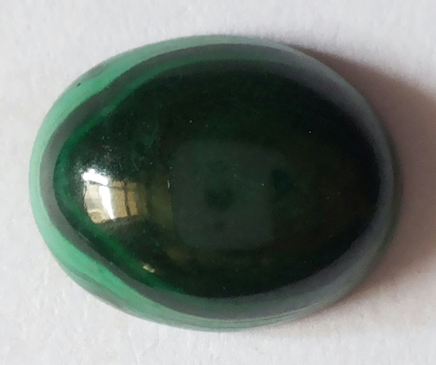 Natural malachite 10.6Cts stone Regular Oval Crystal Stone-image-33
