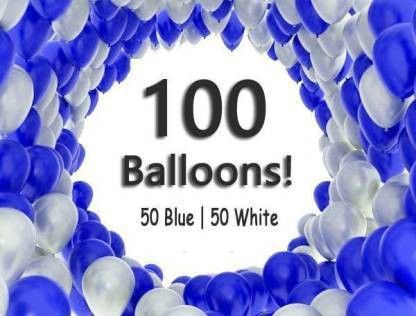Solid 100 Big Balloons for Birthday, Anniversary , Festival, Wedding, Engagements Celebration and Party Balloons!! Balloon-image-24