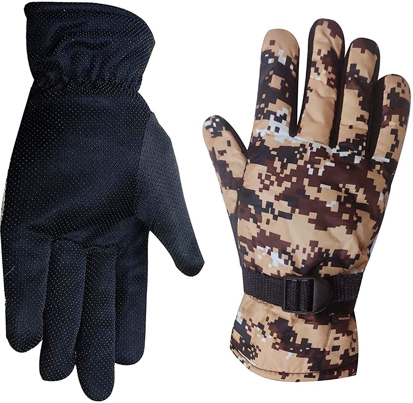 Printed Winter Men Gloves-image-30