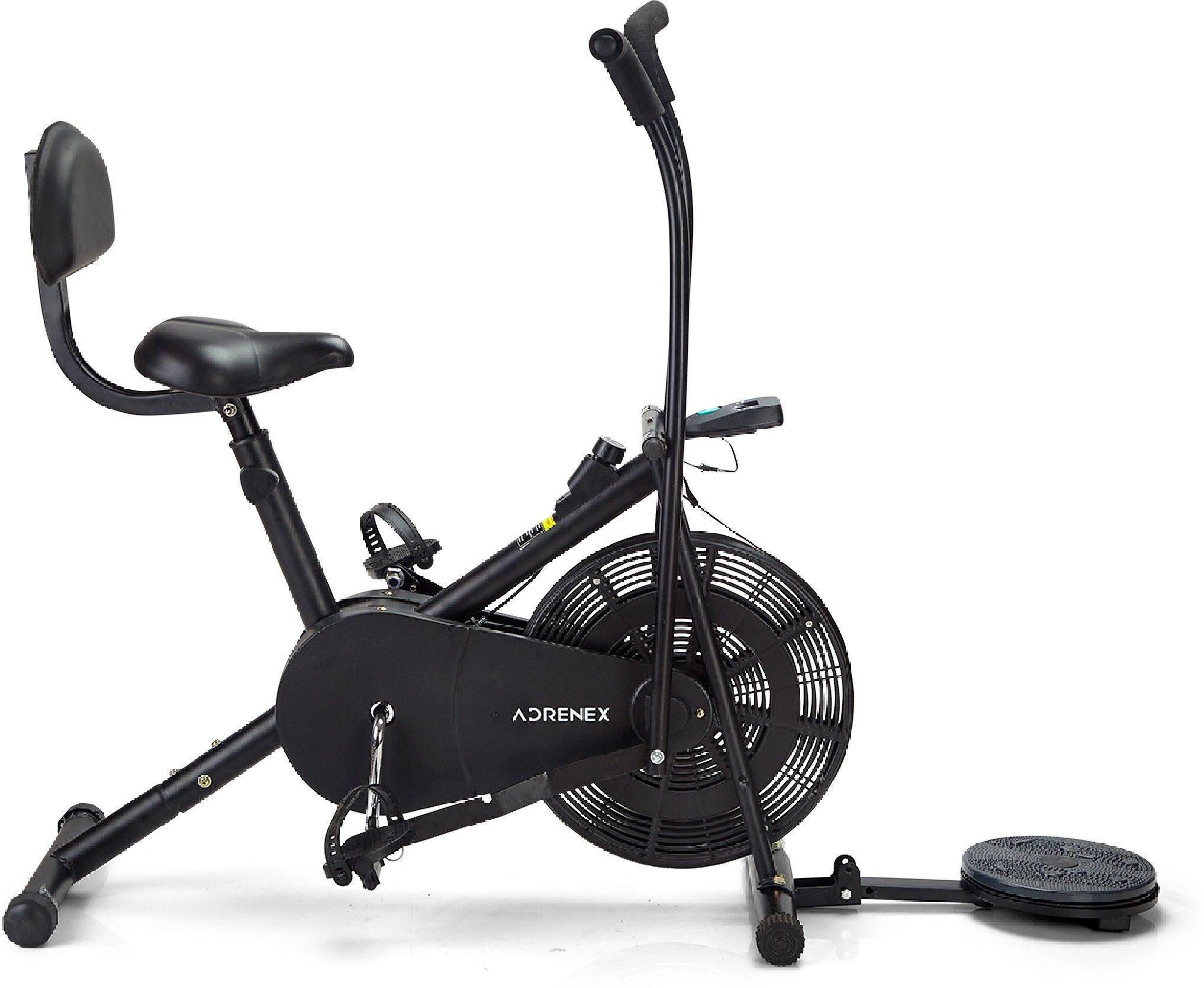 adrenex by flipkart AIRBIKE110BST Exercise Bicycle with Moving Handles, Back Support and Twister Dual-Action Stationary Exercise Bike-picture-3