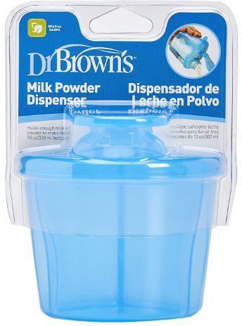 dr. brown's Milk Powder Dispenser (Pack of 1, Blue)- Silicone, Food Grade Plastic-picture-10