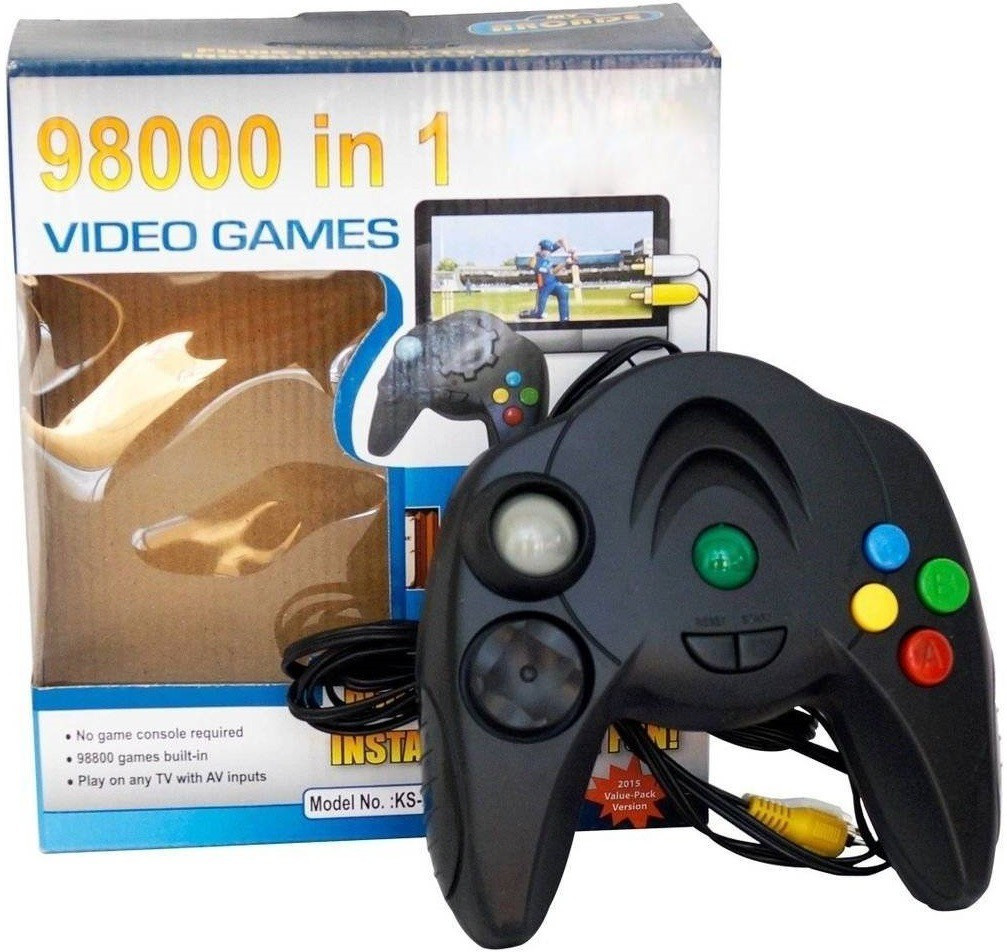 98000 IN 1 Video Game - TV Game Direct AV Inputs Shooting, Puzzle, Racing, Action Etc Limited Edition image 1