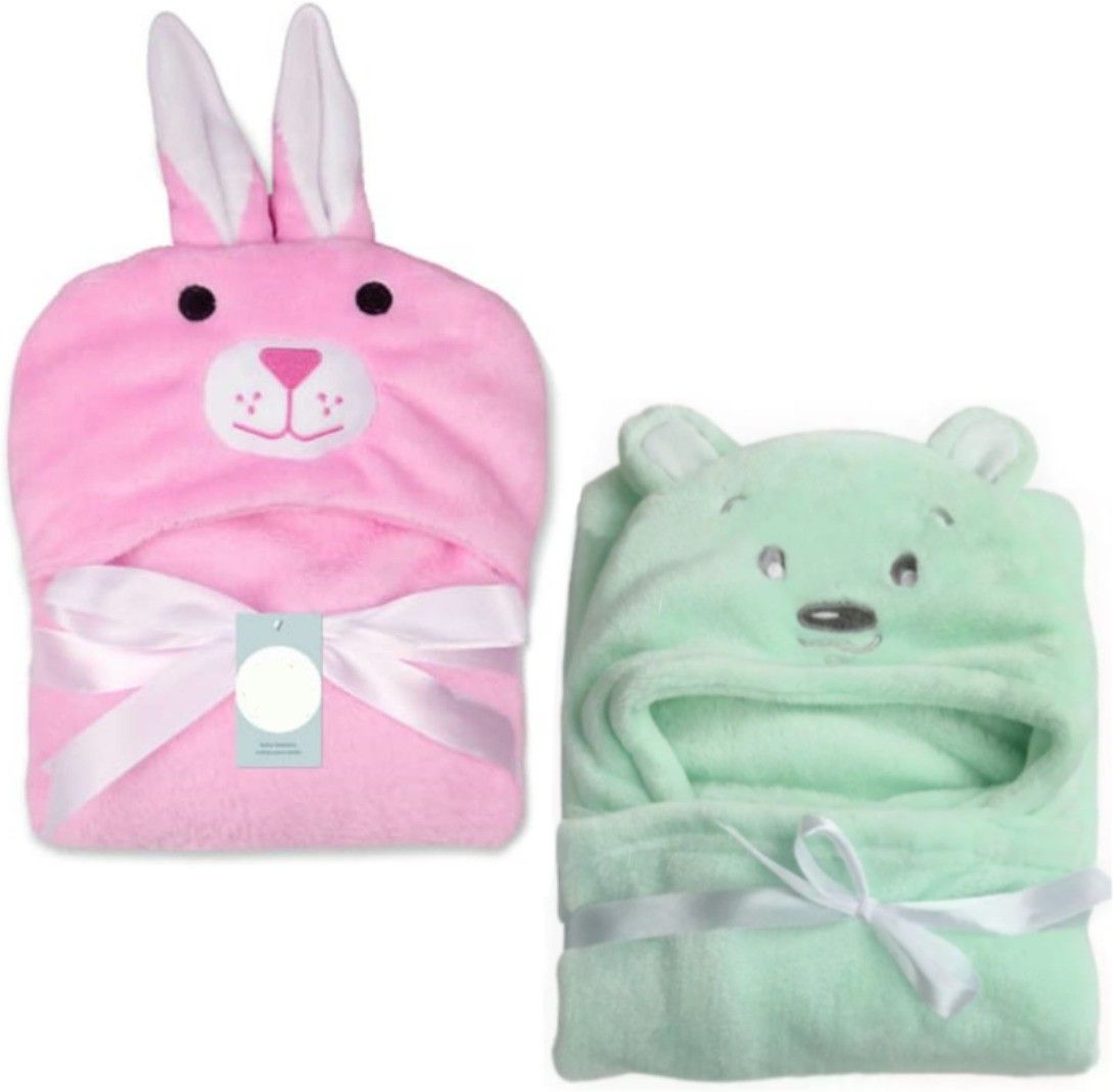 Printed Single Hooded Baby Blanket for Mild Winter-image-31