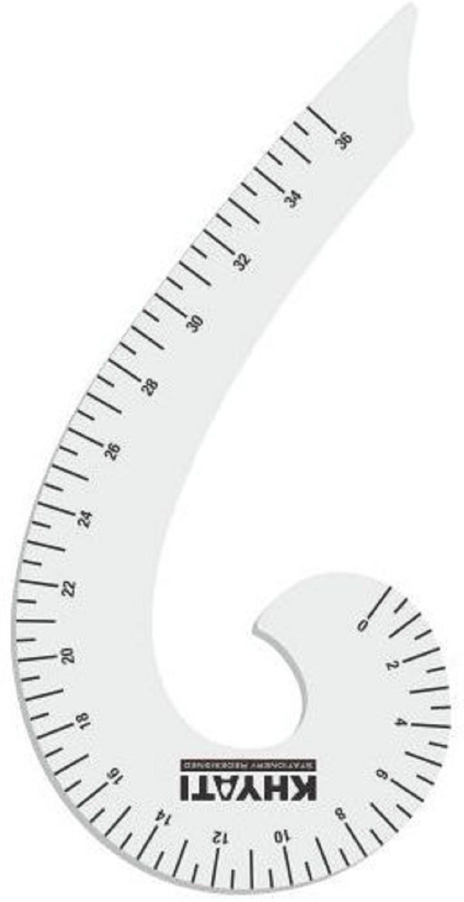 Tailoring/ Sewing Designing French Curve Scale- 1 pc of French curve 6 shape with marking (36 cm) - Sewing Kit Ruler-image-24