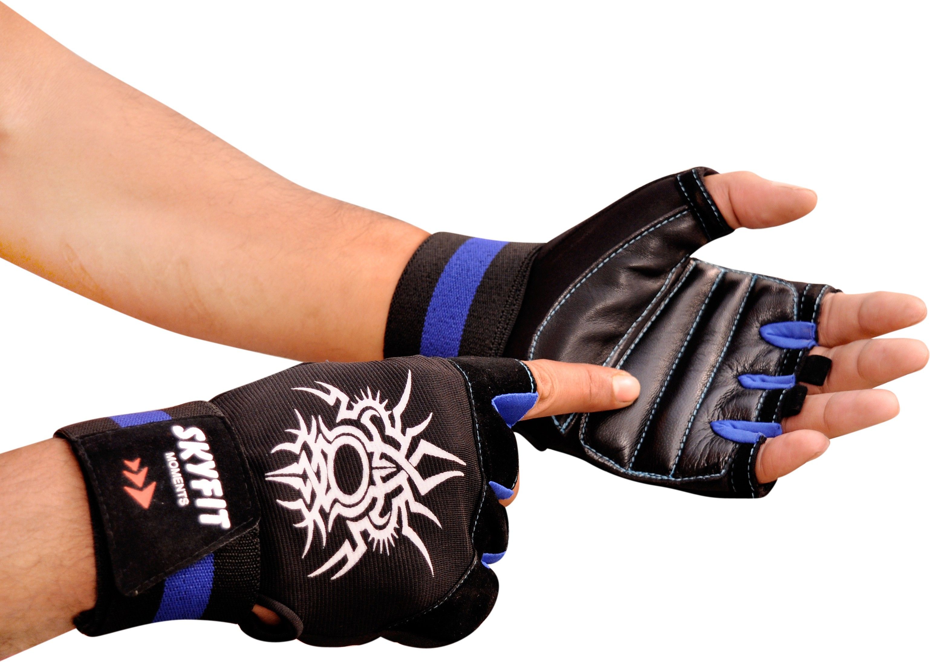 Premium Heavy Wrist Support Gym Sports Gloves Skating Gloves-image-12