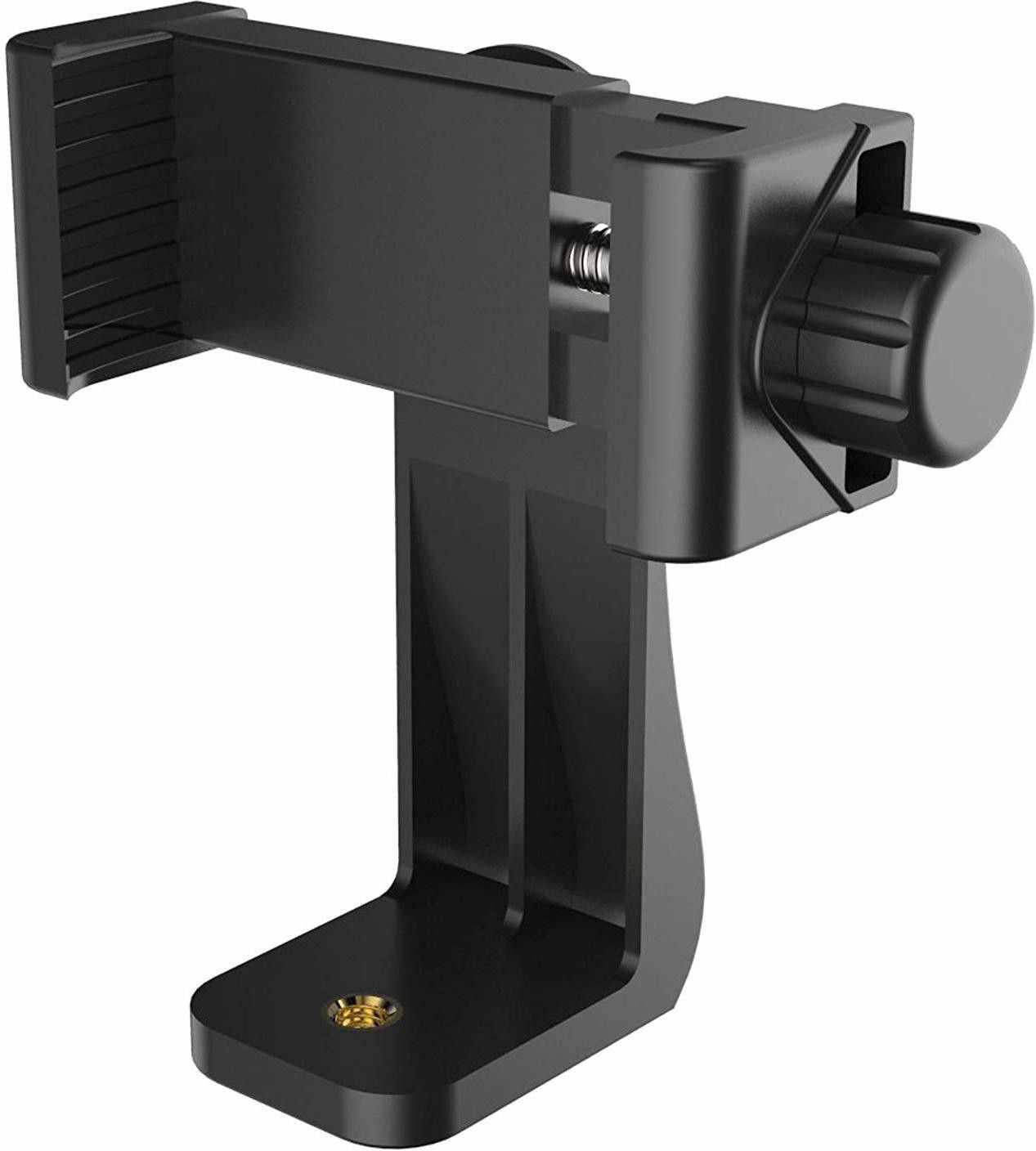 BOOSTY Solid Tripod Vertical Bracket Mount, Adjustable and Rotatable Holder Adapter for All Smartphone Monopod