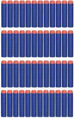 jaravik (Pack of 40) Blue Bullet Foam Dart Bullets for Nerf N-Strike Elite Guns, Guns & Darts (Blue) Darts & Plastic Bullets (Blue) Darts & Plastic Bullets-picture-18