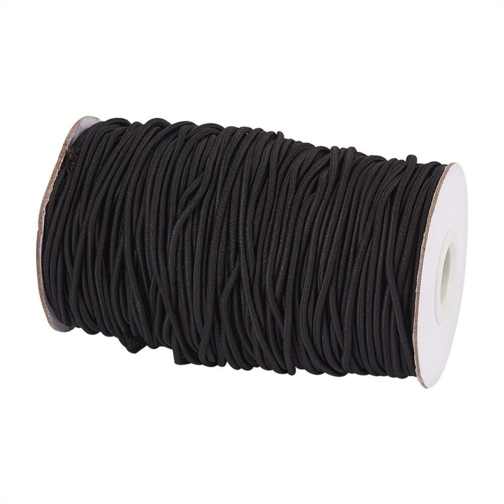 Elastic Thread and Cord Black Elastic