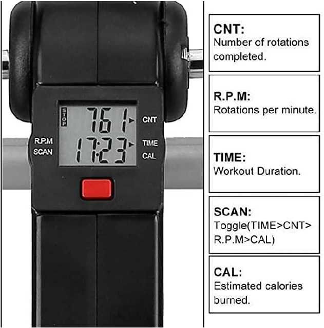 nimyank Mini Fitness Cycle Pedal Exerciser Bike Gym Machine with Digital Display Mini Pedal Exerciser Cycle-picture-35