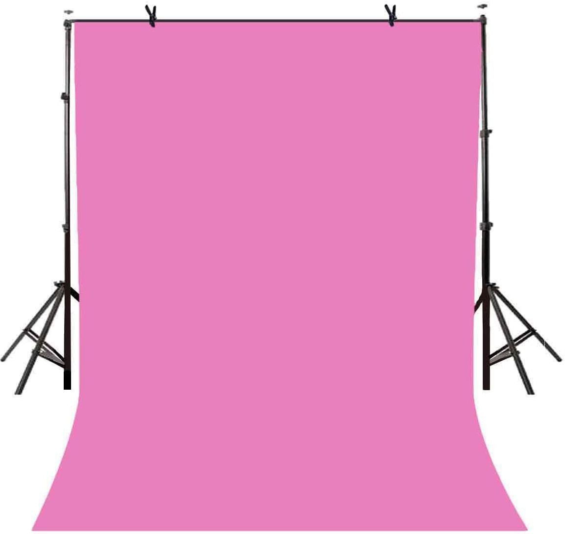 SIAMART 8FTX12FT Pink Photo Backdrop, Wrinkle-Resistant Photographic Studio Photo Backgrounds, Black Backdrop Solid Color Back Drop for Photo Video Studio ( Stand Not Included ) Reflector-image-30