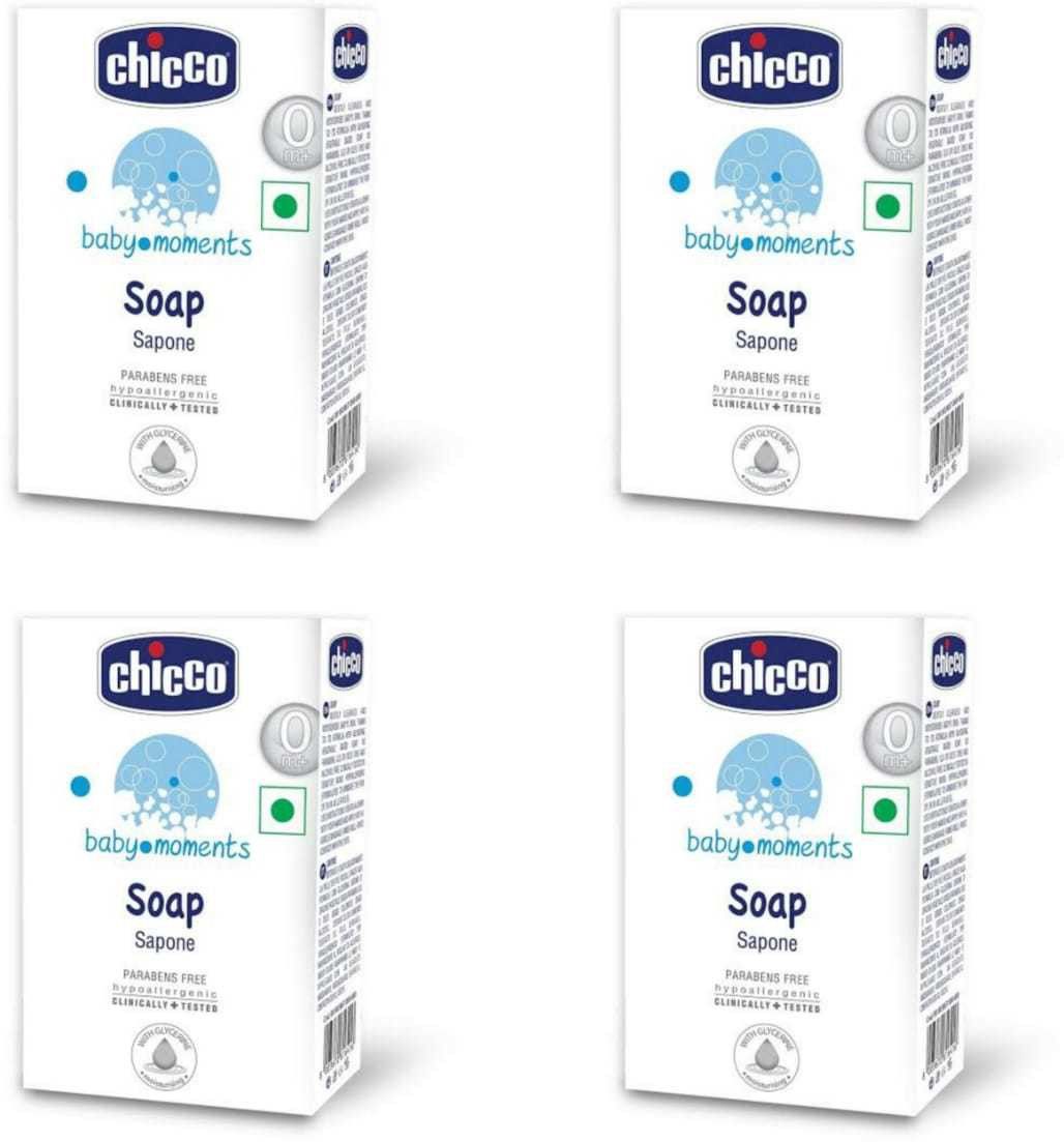 Baby Moments Soap, Moisturising and Nourishing, 0m+, Dermatologically tested, Paraben free (125 g*4)-image-48