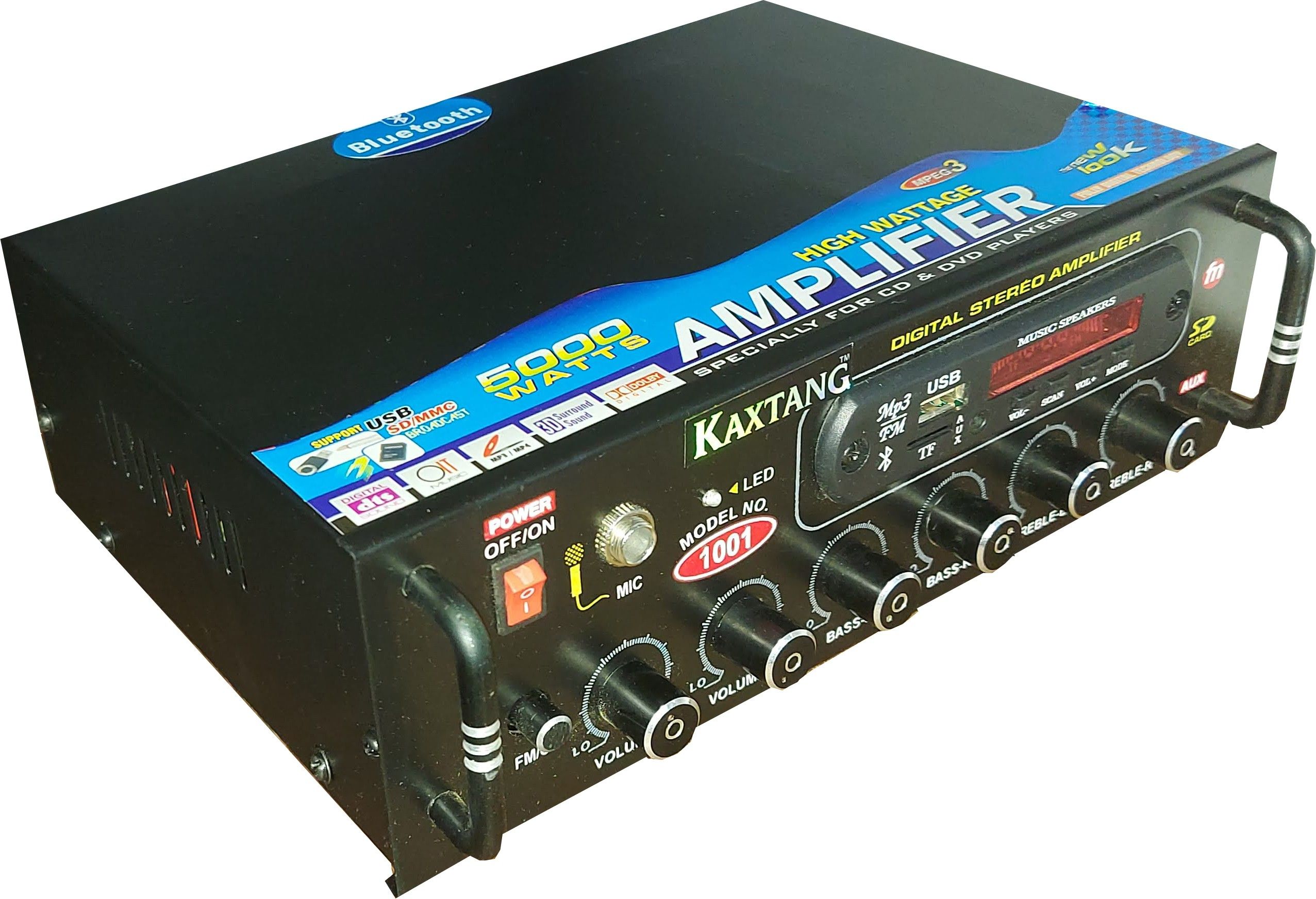 DJ remix 1001 BT Full Black Digital Stereo With BT/ USB/ SD-Card /FM /AUX 5000 W AV Power Amplifier-image-27