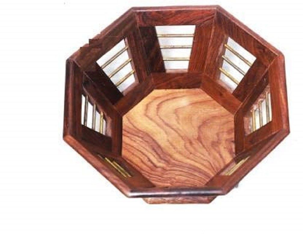 fleurs de rocaille Wooden Bread Basket-picture-15