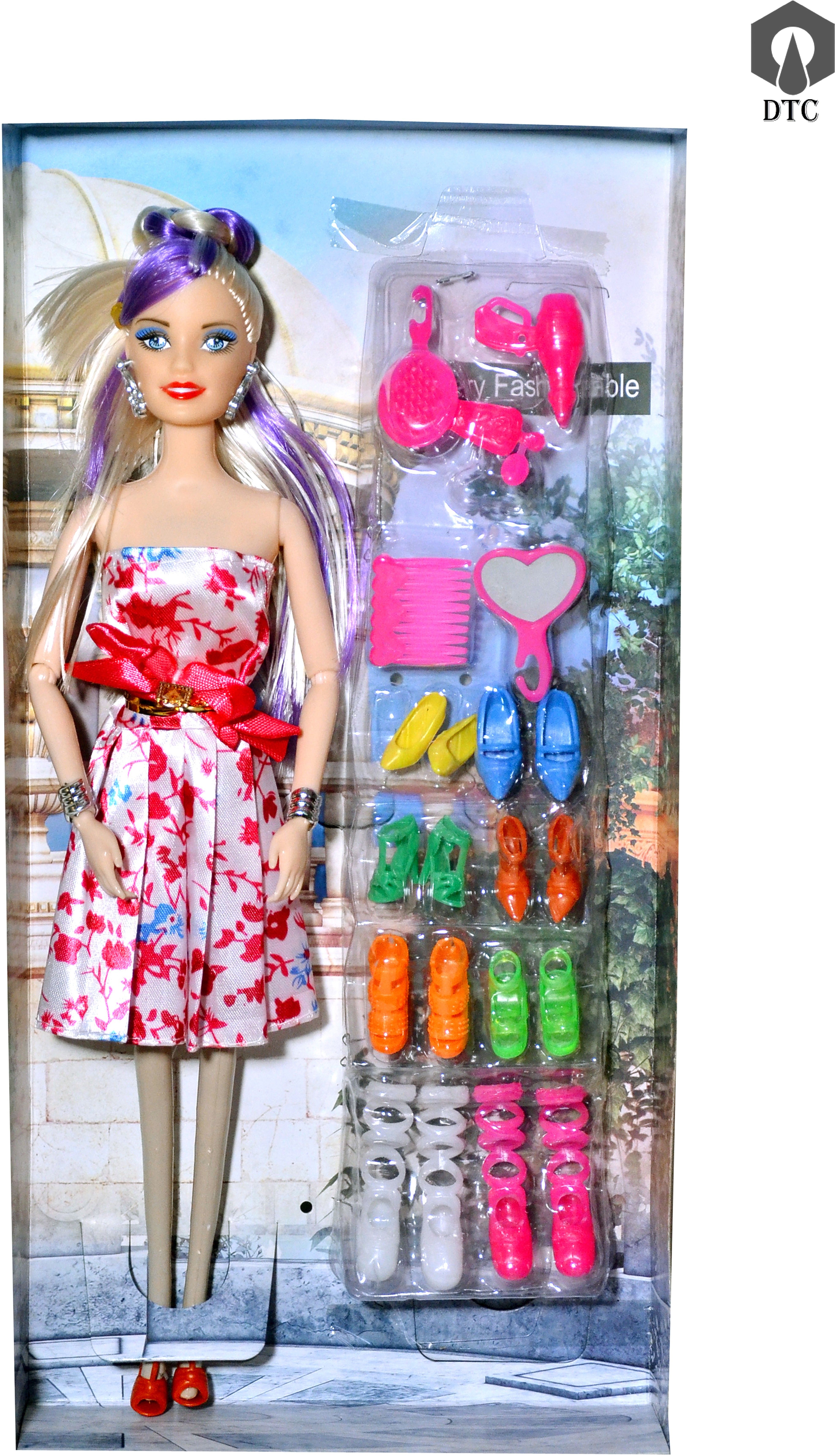 dtc Foldable Doll with Acessories @ Multicolor-picture-3