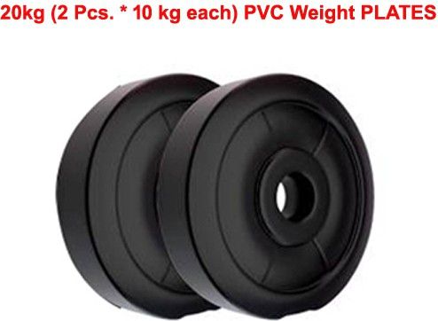 l'avenir 20 kg FITNESS 20kg (10kg * 2pcs.) PVC Weight Lifting Home Gym Combo-picture-29