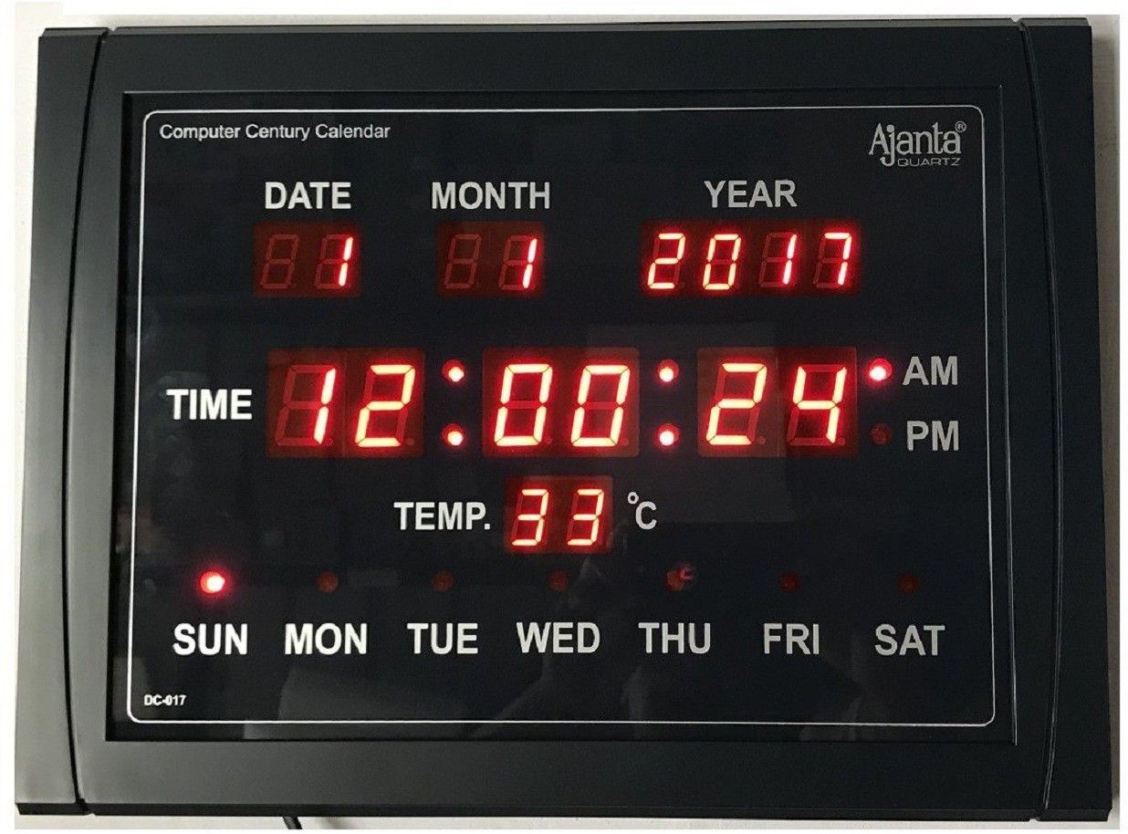 ajanta Digital 30 cm X 40 cm Wall Clock-picture-25