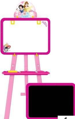 Princess 5 In 1 Dual Side Easel Activity Board Educational For Learning