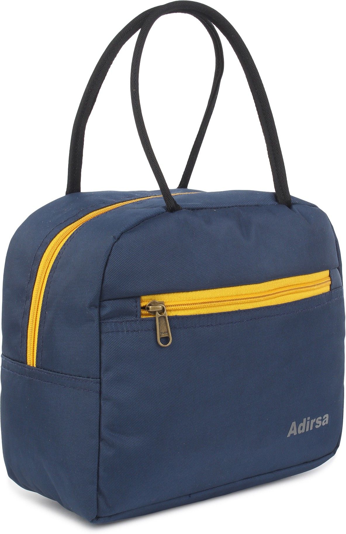 LB3009 NAVY BLUE Lunch Bag for Office Men, Women and Kids, Leak Proof Water Resistant Polyester Made Lunch Tiffin Bag for School, Picnic, Work, Carry Bag for Lunch Box Waterproof Lunch Bag-image-33